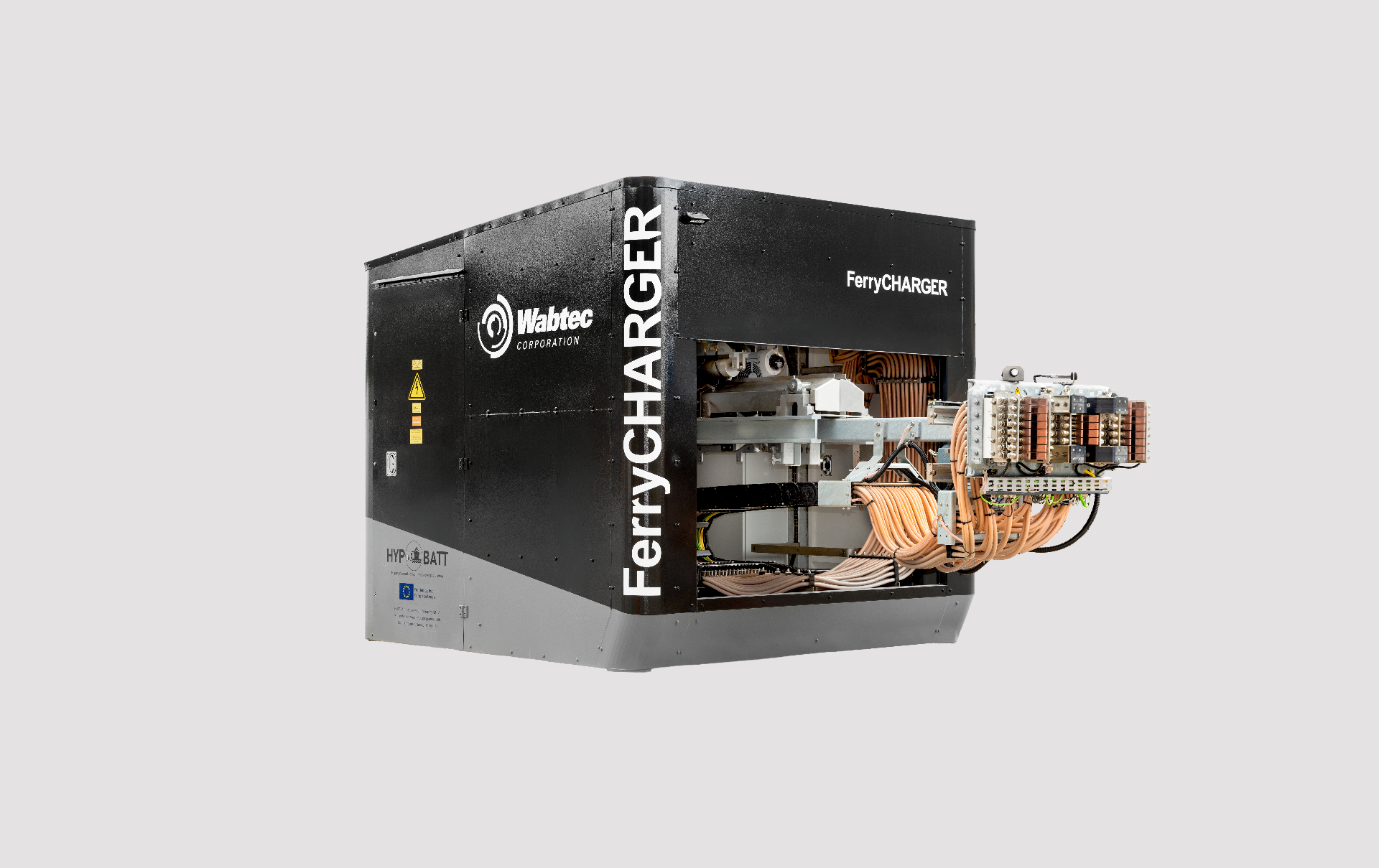FerryCHARGER cabinet with Wabtec power electronics